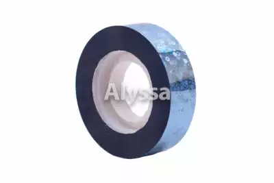 Alyssa Rhythmic Gymnastics Ring/Stick Decorative Belt-Circle Light Blue