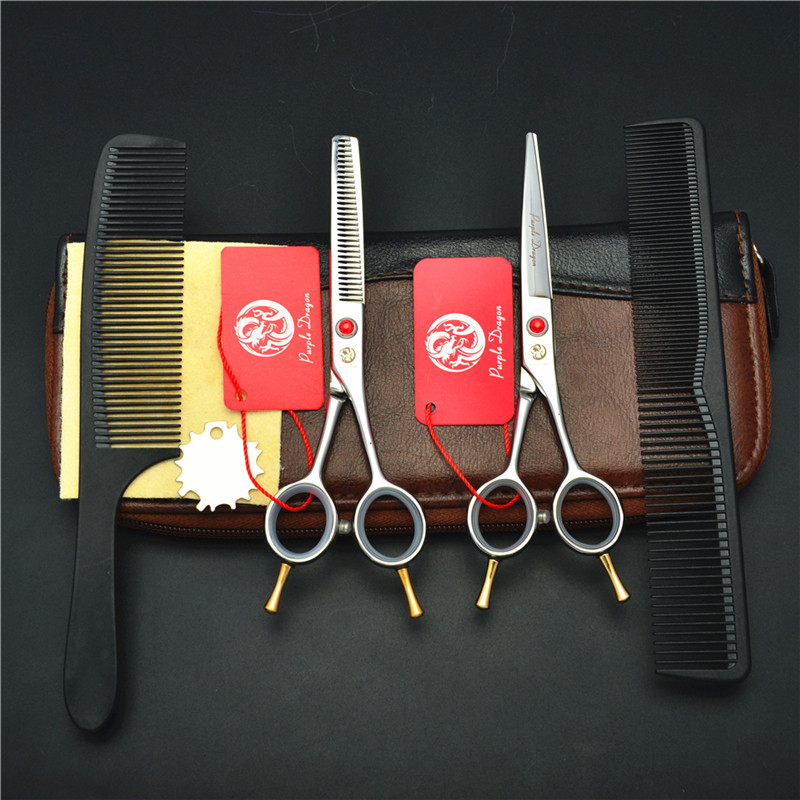 5 5 5 inch A character silver color double tail haircut scissors haircut cut flat cut Liu Hai beating thin cut tooth cut straight cut suit tool-Taobao