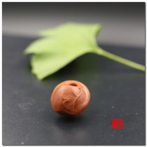 Peach carving boutique leaves series of ginkgo wild dragon grain peach kernel business has become original peach basket