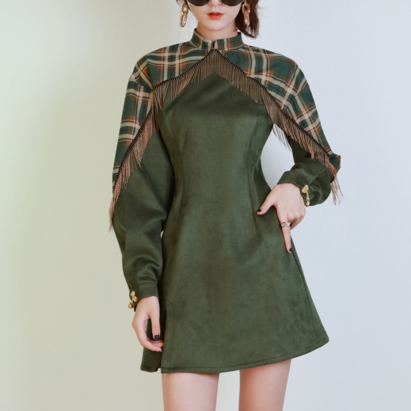 12 Qipao Improved Version 2022 The new young section Teenage Girl Fashion Foreign Mulan