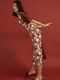 Yi Er customized cheongsam young style 2023 new improved version girly Chinese style dress summer half full scarlet