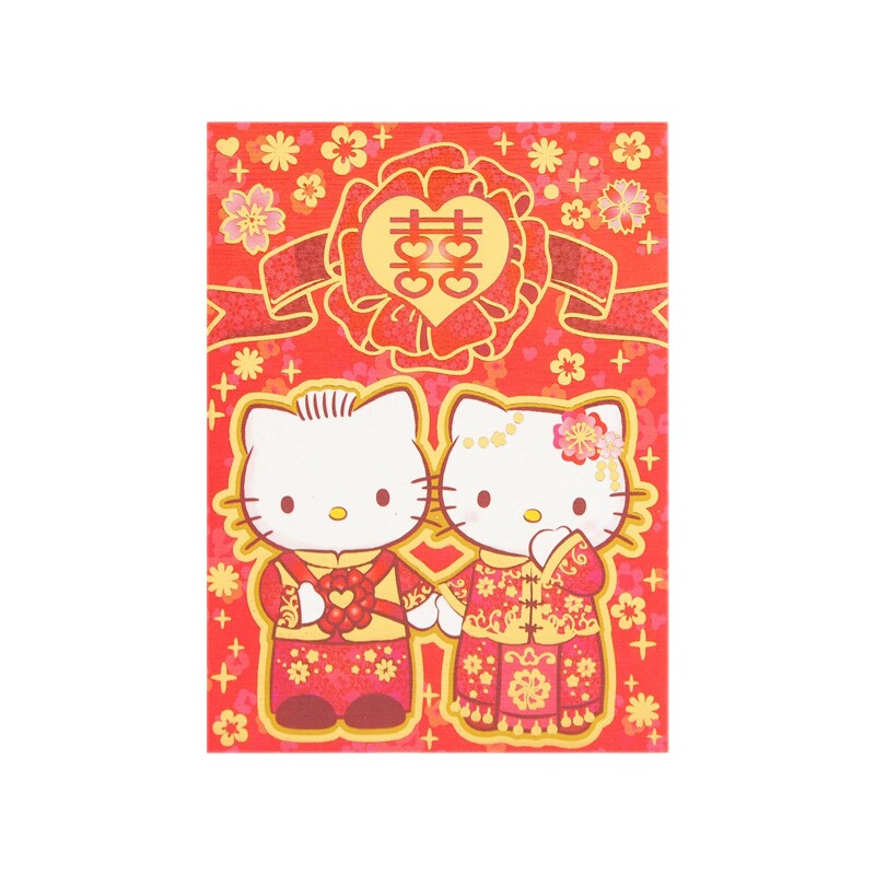 Genuine Hong Kong sanrio kitty Western-style wedding wedding Wedding Gifts Return Gift Ideas Red Envelope is a seal