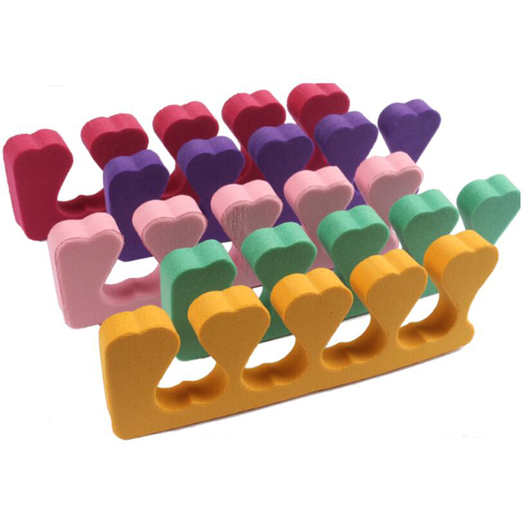 Sponge Toe Separator for Applying Nail Polish, Manicure Tools and Supplies, Toe Clip Separator, Finger Separator Cotton to Prevent Oil Overflow