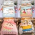 Crayon Xiaoxin giường bốn mảnh ab mặt phim hoạt hình in Bắc Âu cô gái bốn mảnh chăn quilt ký túc xá dễ thương - Bộ đồ giường bốn mảnh