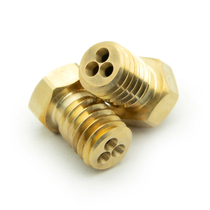 E3DV6 triple flower eye nozzle spray head large-flow extrusion head brass rechiting CHT baiting hot end printer accessories