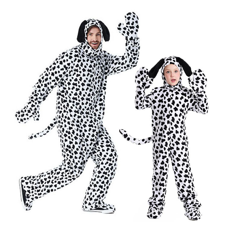 Halloween Animal Cos Dalmatian Adult Costume Company Annual Meeting Party Kindergarten Parent-Child Performance Costume Halloween Animal Cos Dalmatian Adult Costume Company Annual Meeting Party Kindergarten Parent-Child Performance Costume