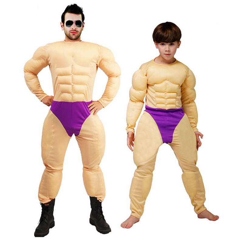 Halloween Funny Parent-Child Role Play Cos Muscle Man Adult Costume Company Annual Meeting Party Birthday Prank Halloween Funny Parent-Child Role Play Cos Muscle Man Adult Costume Company Annual Meeting Party Birthday Prank