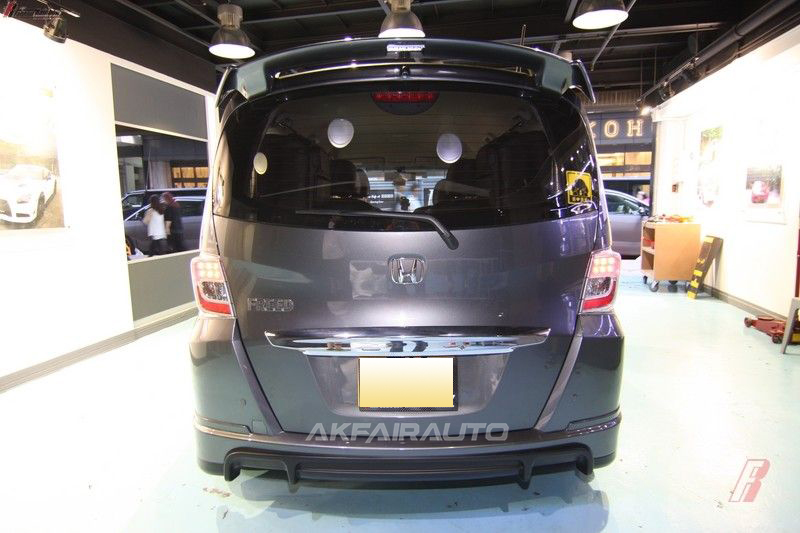 12 14本田freed无限款包围改装honda Freed Gb3头唇尾唇中网尾翼
