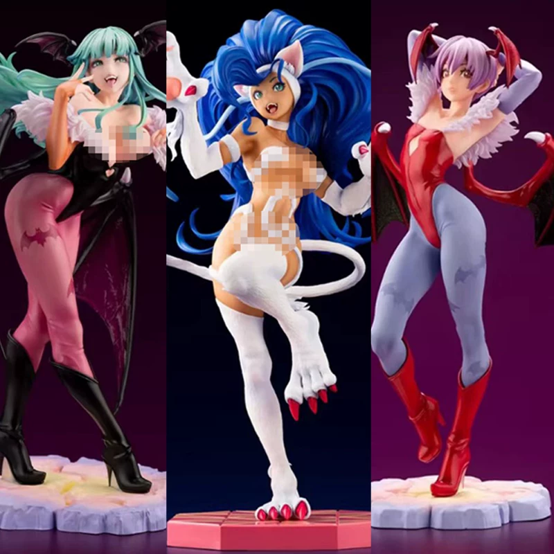 GK-фигура Демон Воин Morika / Lilith / Felicia, окрашенная фигурка ~22 см, коллекционная
