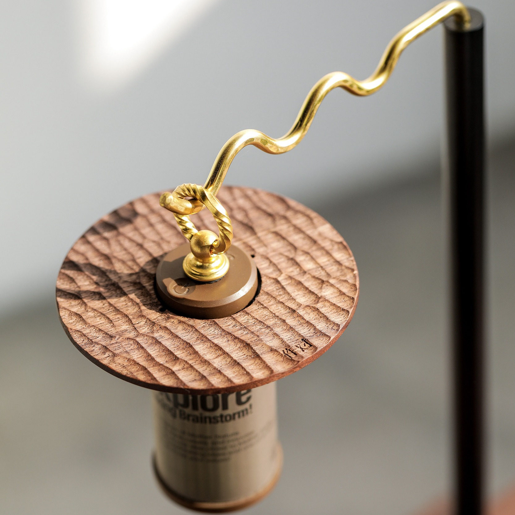 0/0 neru design works天然牛皮燈罩MOLDS茶染兼容GZ燈38燈罩m16