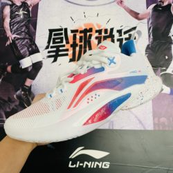 Counter Li Ning Blitz 10 ຜູ້ຊາຍ flick ສະທ້ອນໃຫ້ເຫັນສະຫນັບສະຫນູນກິລາບ້ວງທີ່ຫມັ້ນຄົງເກີບເກມມືອາຊີບ ABAU021