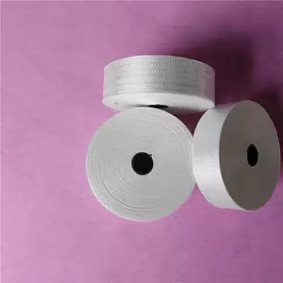Class C high temperature resistant insulation tape Alkali-free glass ribbon Alkali-free wax-free glass fiber lashing grip leather 25mm