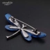 Dragonfly tinh tế đơn giản trâm phụ nữ tất cả các kết hợp thanh lịch áo khoác phù hợp với áo len áo len cardigan phụ kiện - Trâm cài
