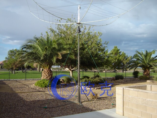 High pole antenna lift pole mobile lift mast Lightning rod antenna pole manual lift pole antenna monitoring