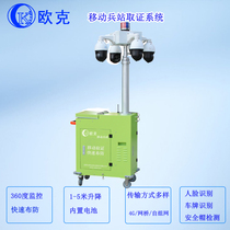 Solar Mobile Monitoring 4G Cloth Control Ball Mobile Station Safety Helmet Face Smoking Detection Smart Site