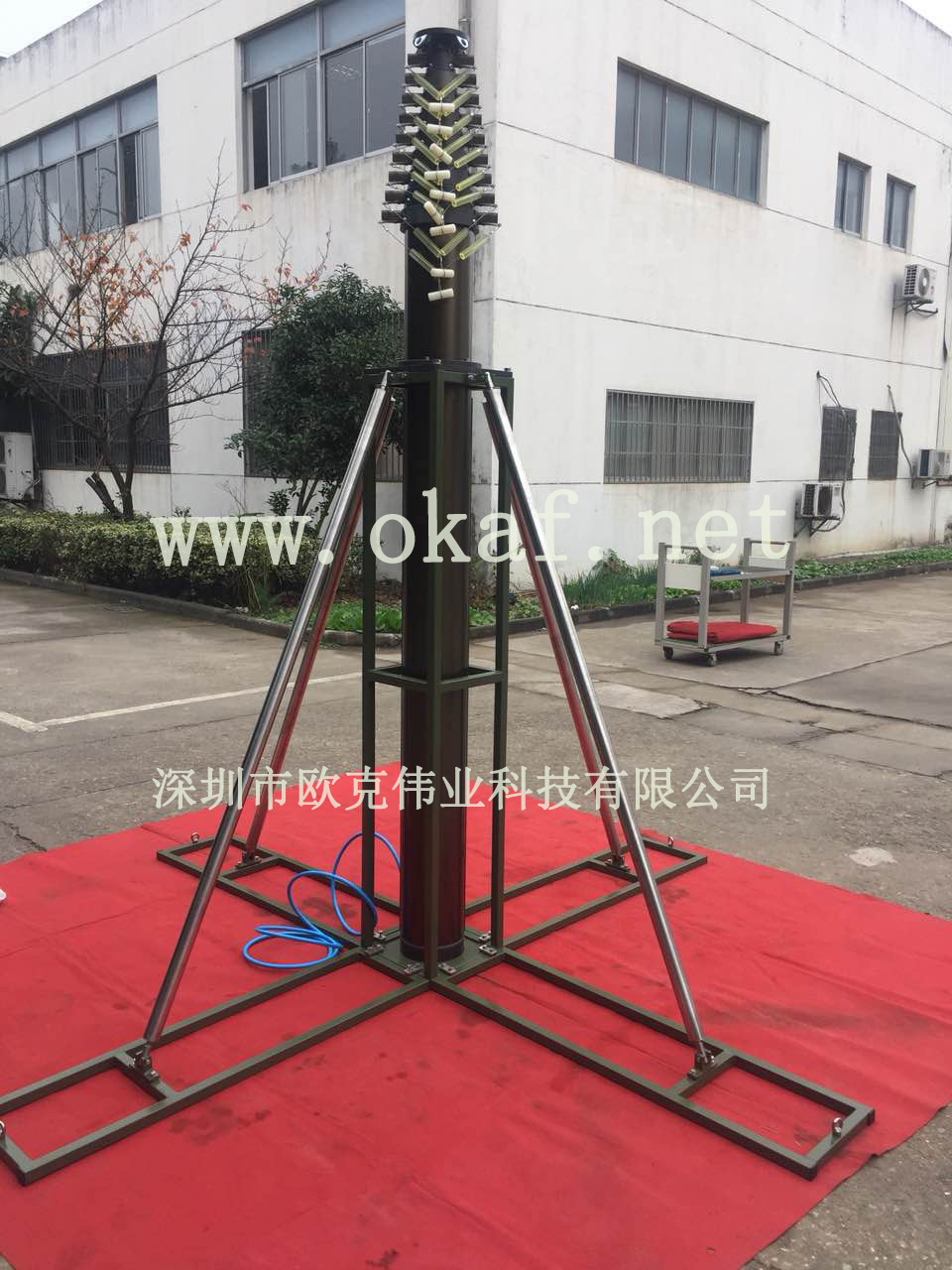 MOBILE LIFTING MAST EMERGENCY COMMUNICATION LIFT ROD PNEUMATIC ANTENNA RUBBER ROD LIGHTNING ROD LIFT ROD LIGHTING