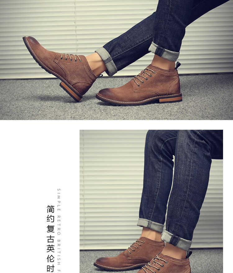 Martin ủng nam Gió cao của Anh giầy thể thao nam