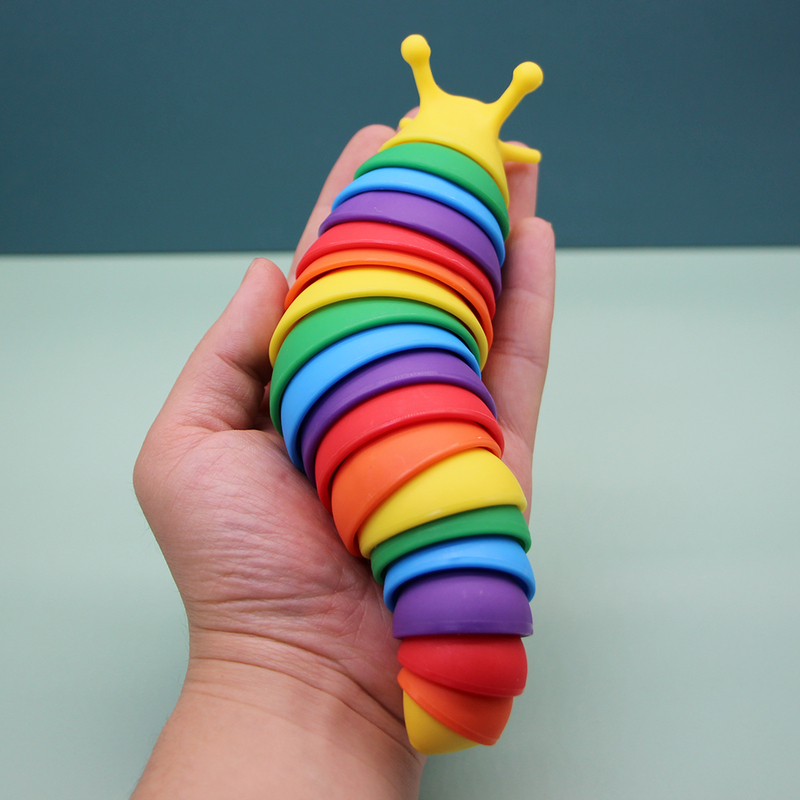 Decompression Centipede Caterpillar Decompression Toy New Snot Puzzle Vent Snail Children's Toy Decompression