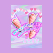 Millennium y2k soil cool hot girl girl soft girl steam wave dream dessert ice cream ya-forced room decoration stickers