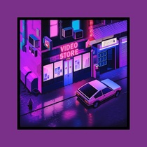 Harajun Japan Shibuya Tokyo City Street View citypop Steam Wave Jazz Music Mural Decoration Painting