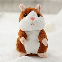 Will talk the hamster the rereading electric plush toy small rat recording doll with walking nod.