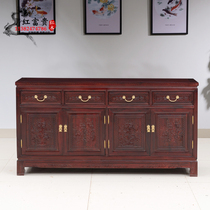 Mahogany dining side cabinet African acid branch wood storage multi-function storage cabinet Chinese solid wood dining room bedroom TV cabinet