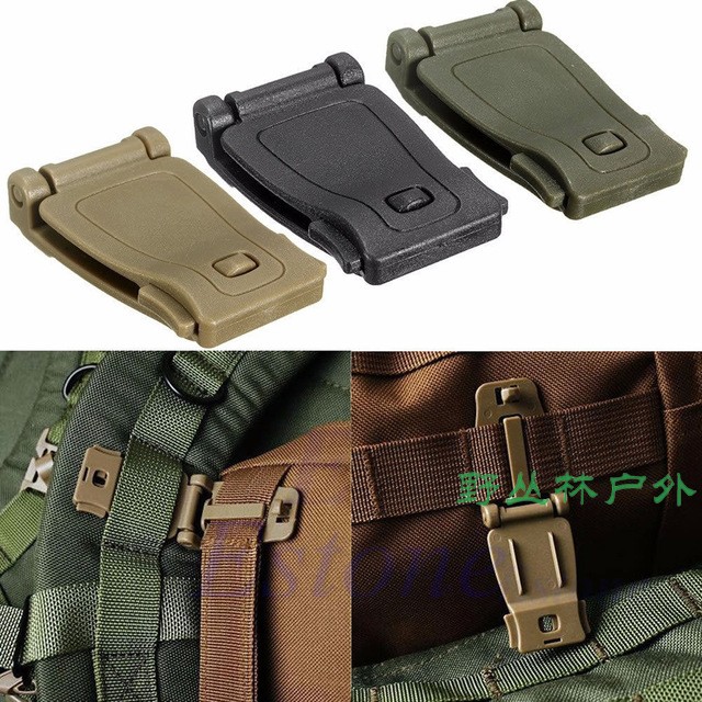 Molly Buckle Outdoor Military Meme Bag Accessories Molle Webbing Connection Buckle Clamps SHOULDER BAG FIXED BUCKLE HANGING BUCKLE
