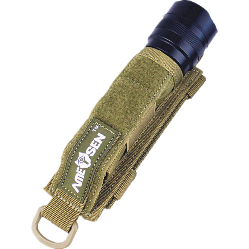 Outdoor tactical flashlight cover bag throwing stick cover Quick storage bag EDC knife cover Electronic patrol stick