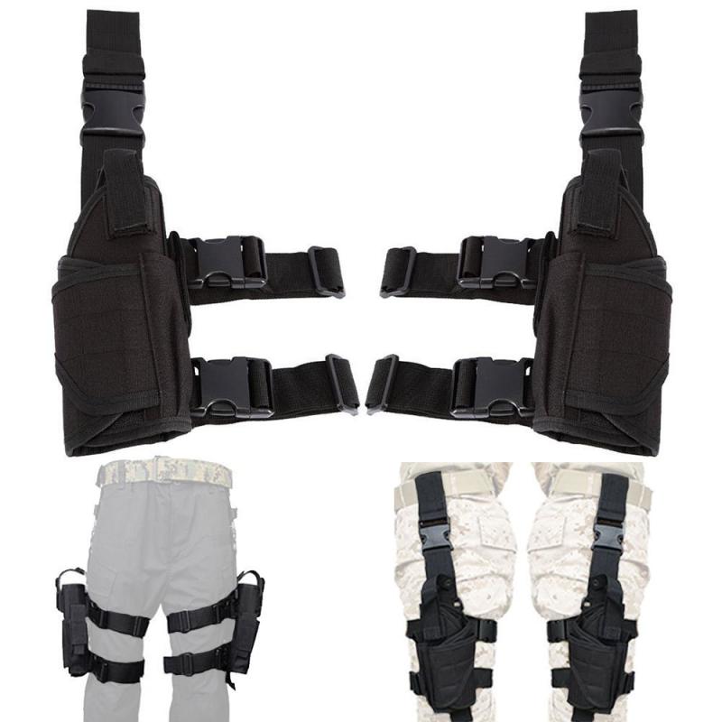 Tactical universal pistol sleeve belt leggings holster 92 under the water cartridge sleeve quick pull 1911 Glock M92j8