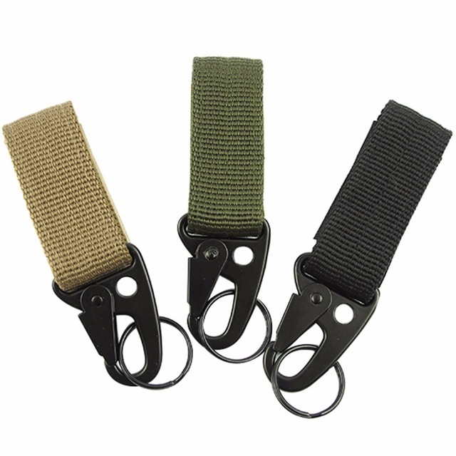 Outdoor tactical climbing keychain hook buckle multifunctional Eagle mouth buckle backpack MOLLE buckle
