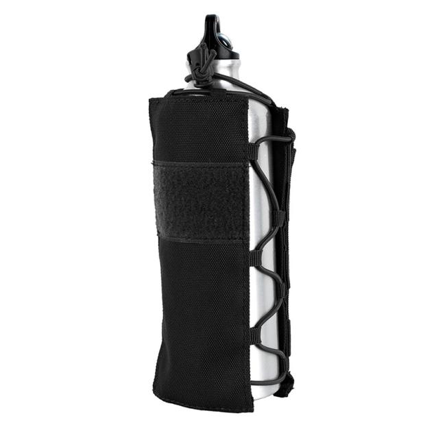 Outdoor tactical kettle bag elastic band multifunctional adjustable water bottle cup bag hanging bag plus bounce artifact backpack