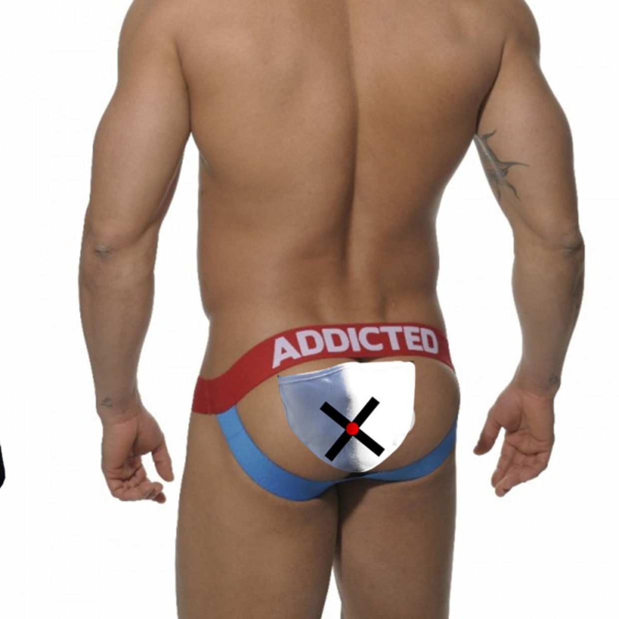 Thong nam Quần eo thấp gợi cảm T đồ lót Hông cotton thoáng khí tam giác đôi Đồ lót hoảng sợ quần boxer