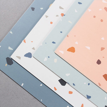 Nordic homestay terrazzo tile hipster clothing chain floor tiles pink matte wall tiles 600x600