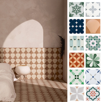 Nordic style geometric art brick kitchen and bathroom personality small flower brick homestay chain balcony tile wall tile floor tile