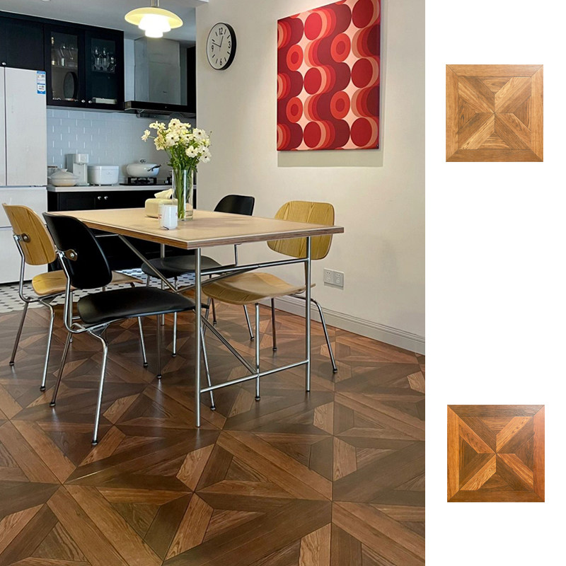 Shanghai Old Ocean Room Wood Color Floor Tiles Living Room Bedroom Wood Grain Brick Imitation Solid Wood Anti Slip Floor Brick Villa Retro Tile-Taobao