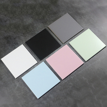 Nordic simple black and white gray porcelain small square brick Pink wall brick Kitchen and bathroom wall tiles thickened white brick 150x150