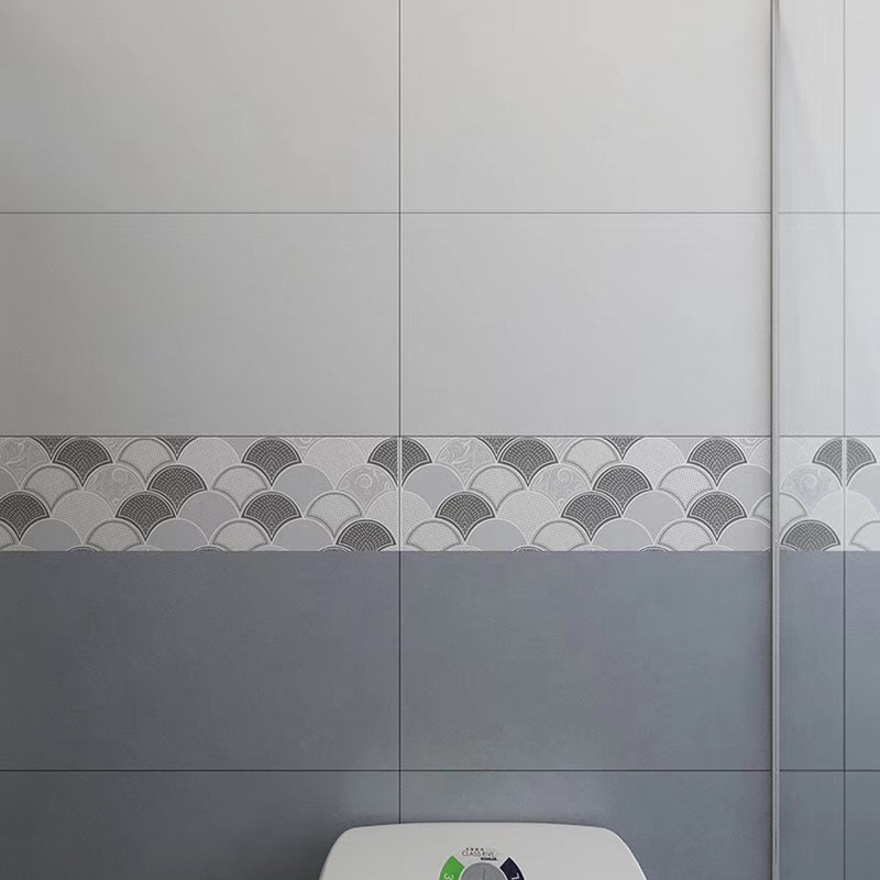 Light luxury kitchen powder room wall tile floor tile chain store all-ceramic cement tile homestay balcony tile gray 300x600
