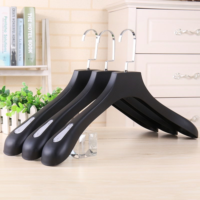 Clothing Store Batch Men's Clothing Plastic Clothes Hanger Multifunction Cool Windproof Large Size Wide Shoulder-free Thickened Home Thickening Plus Coarse Floor