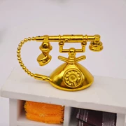 Đồ chơi mô phỏng búp bê quà tặng [mini vintage retro gold phone] đồ chơi trẻ em gái