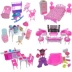 30cm búp bê Dressup DIY mô phỏng phụ kiện kết hợp mô hình đồ nội thất câu đố trẻ em cô gái đồ chơi búp bê barbie Búp bê / Phụ kiện