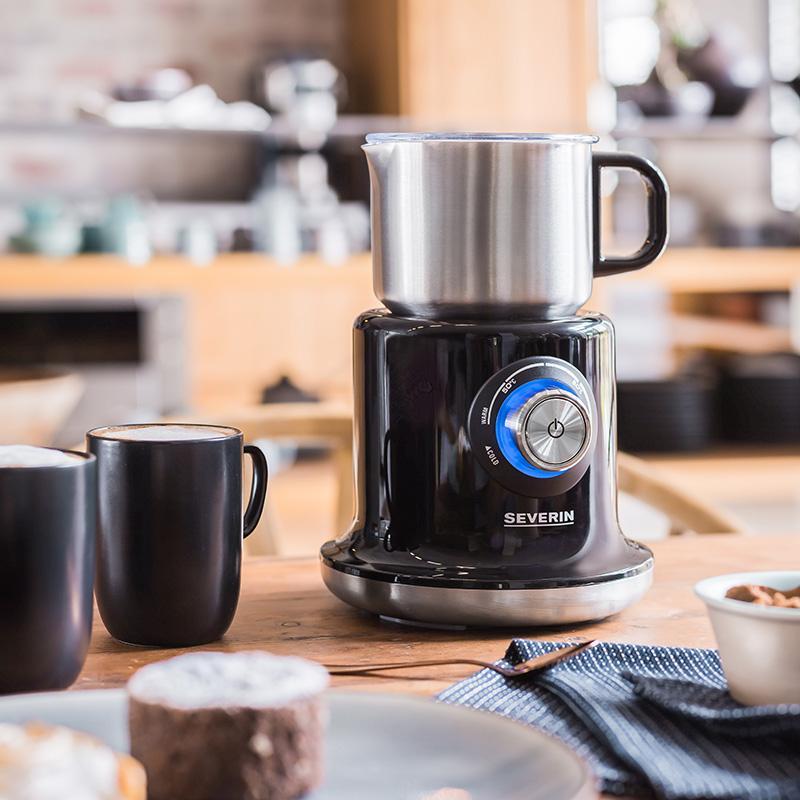 Schweiger Severin Household Fully Automatic Hot and Cold Milk Frother Electric Milk Frother Coffee Milk Maker Germany Schweiger Severin Household Fully Automatic Hot and Cold Milk Frother Electric Milk Frother Coffee Milk Maker Germany