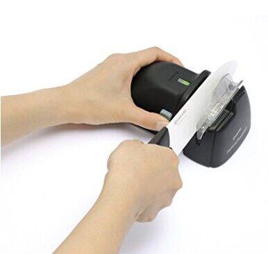 Kyocera KYOCERA Electric Simple Knife Sharpener Steel Ceramic Knife Universal Nine Thousand Blades Purchase