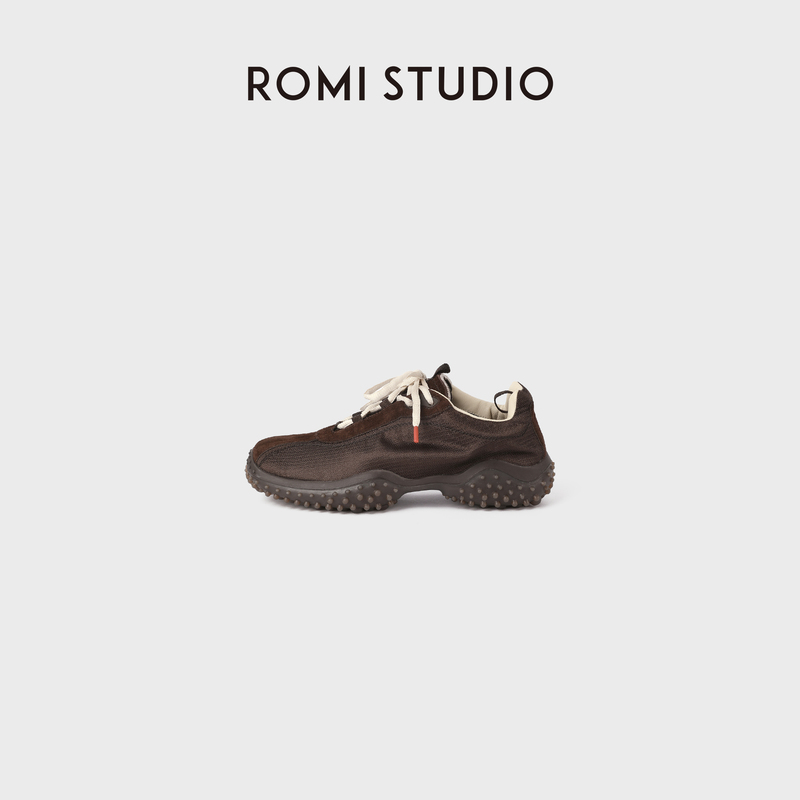 Romi Studio Cow Suede Leather Retro Mountain Style Particle Anti-Slip Sneakers Rwdapq6768