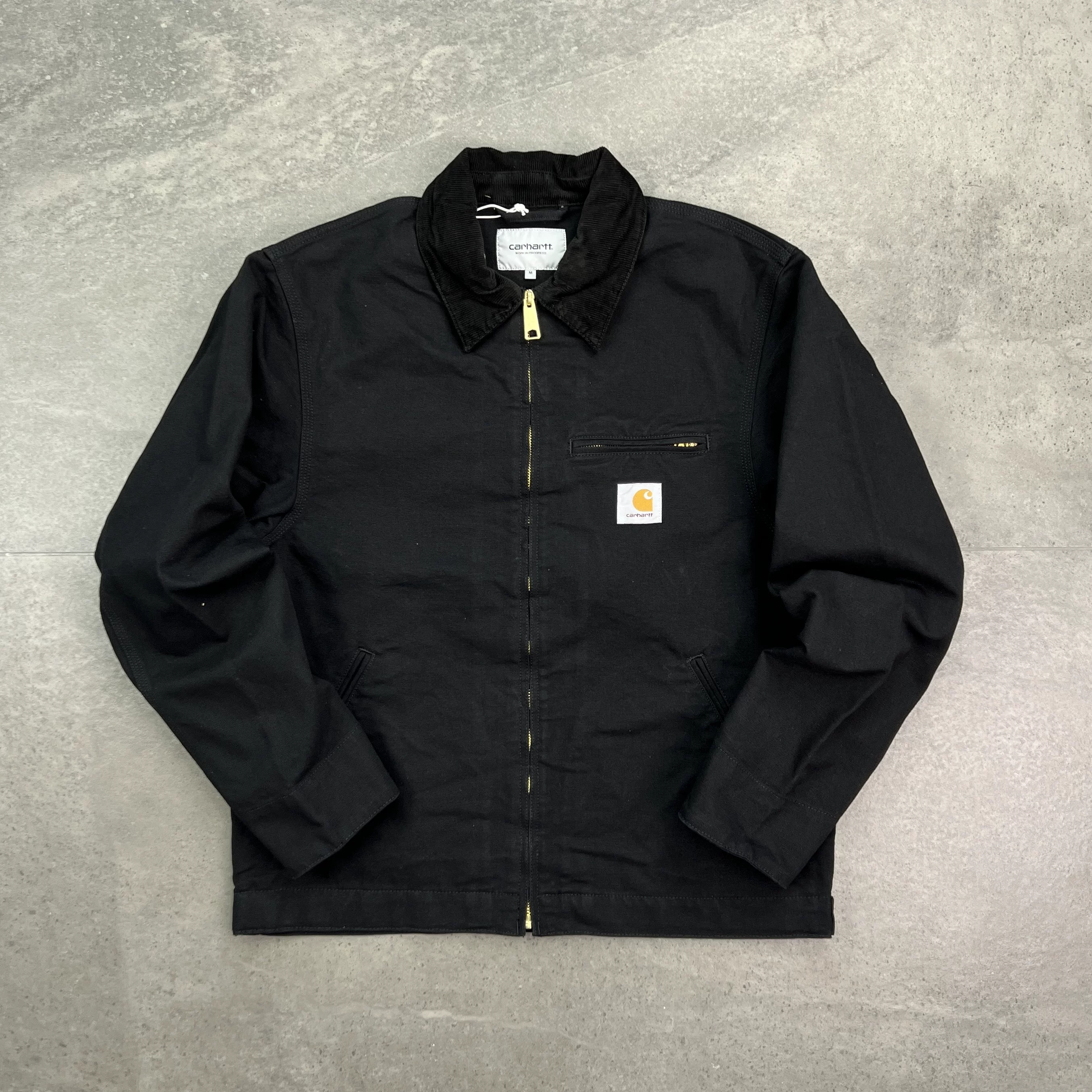 Джекет Carhartt Detroit с эффектом состаренной ткани, синяя камуфляжно-песочная стирка, стильная куртка на все сезоны для мужчин и женщин