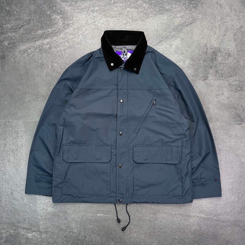 In Stock Tnf Japan Purple Label 26Ss Double Peak Field Corduroy Collar Workwear Hunting Jacket