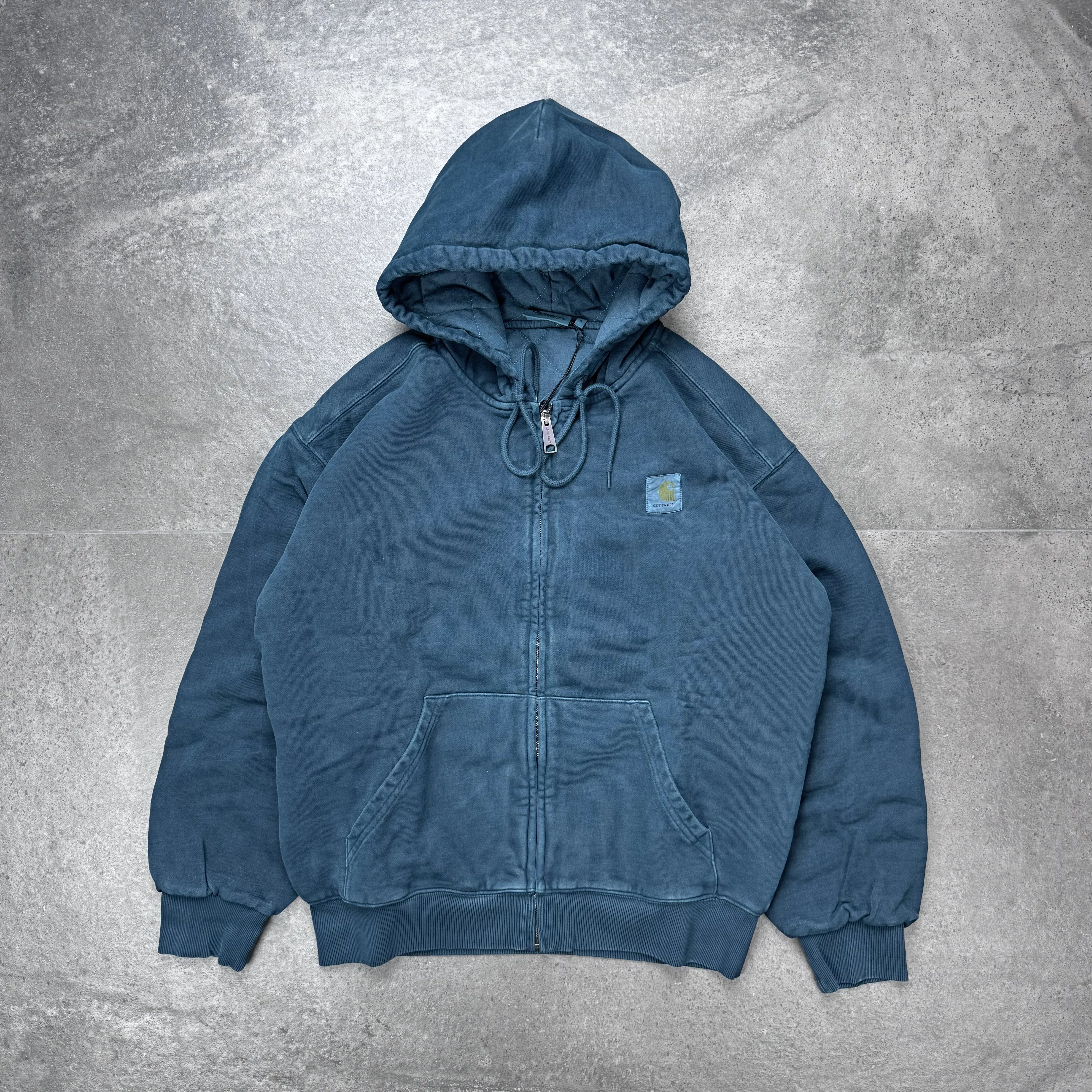 Спот куртка с капюшоном Carhartt WIP Vista, тяжелая молния, супер плотный хлопковый пиджак