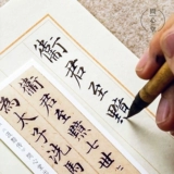 问心堂 Чжао Тиджи и копирайтинг небольшого обычного копирайтинга сценария, каллиграфия бродяга с жесткой ручкой, регулярная сценария копирование шрифта.