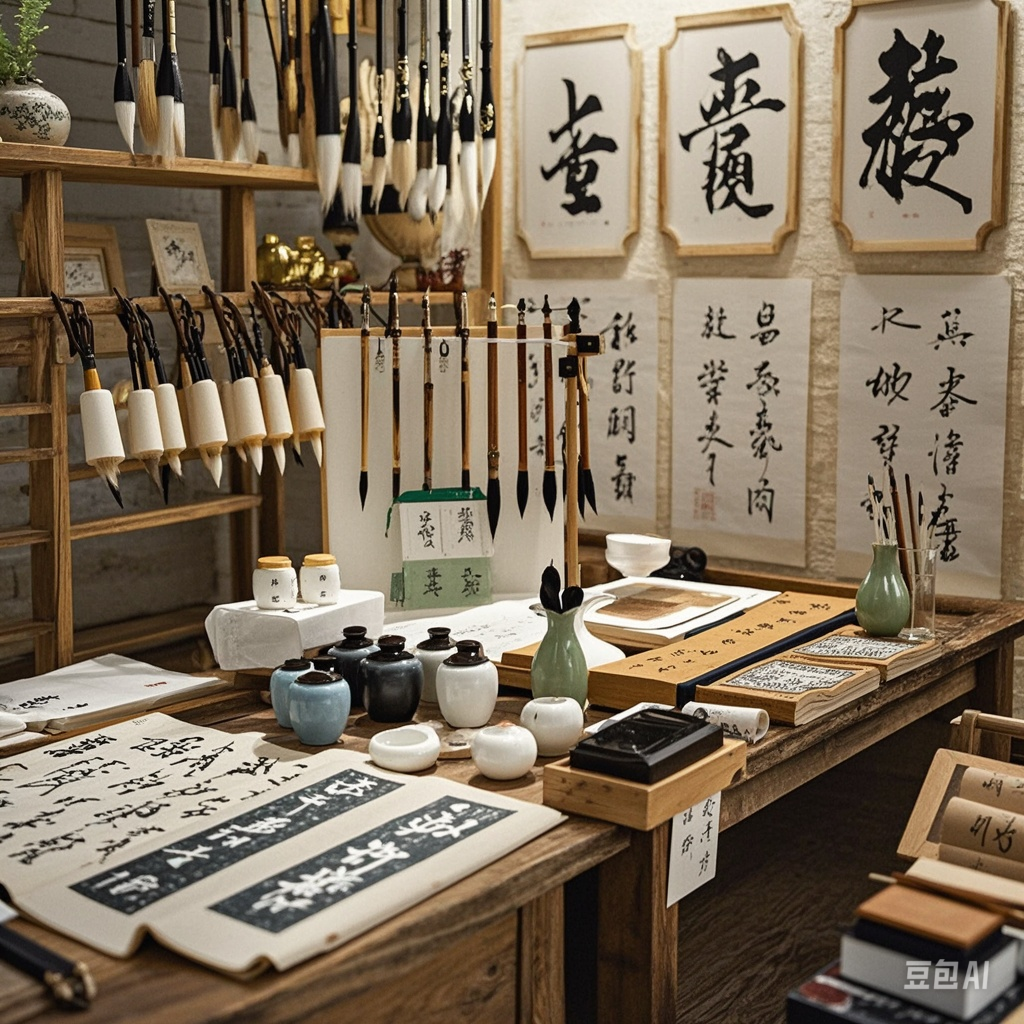 毛笔书法用品店