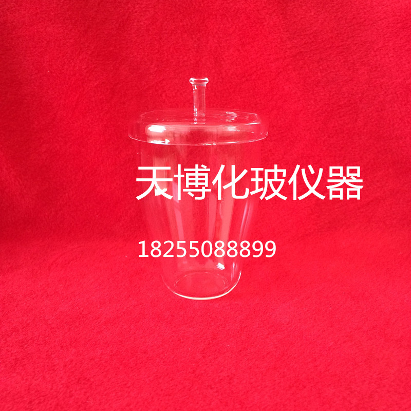 Crucible 50-60ml quartz crucible high temperature resistant strong acid strong base quartz quartz quartz glass instrument Tiambo