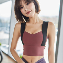 Big Code Fat MM Sports Underwear High Strength Shock Absorbing Running Bra Wide Shoulder Strap Widening Downswing Yoga Underwear Vest